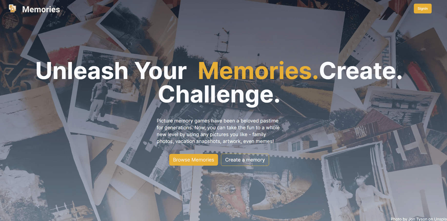 Next.js Memories game